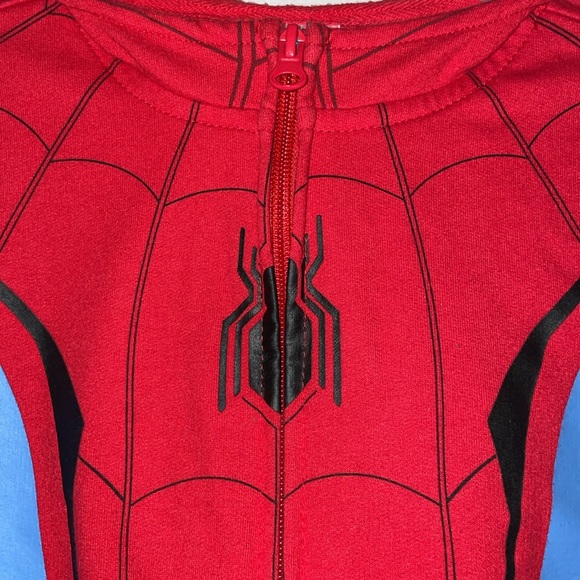 Disney Marvel Spider-Man Far from Home zipped up Web Hoodie sweatshirt. - Picture 3 of 9